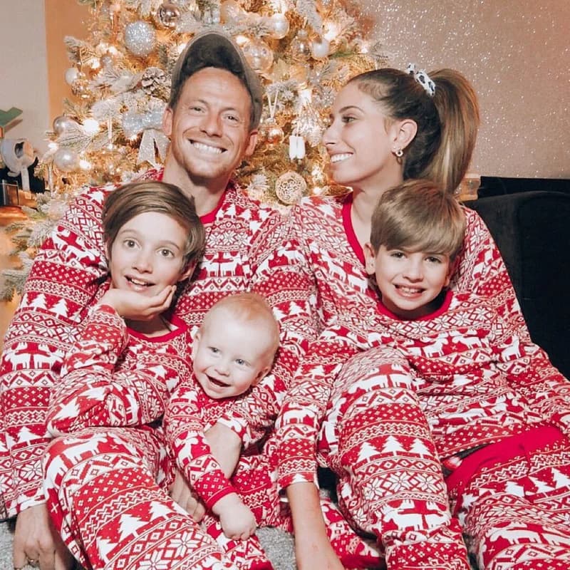 Family Matching Clothes Christmas Pajamas 2025 Mother Kids Baby Pyjamas Set Look Sleepwear Mother And Daughter Father Son Outfit